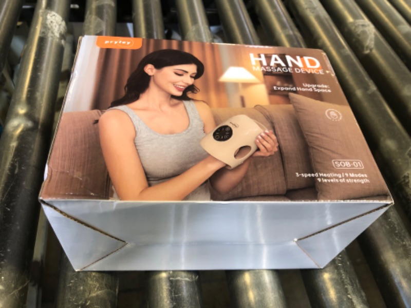 Photo 1 of pryfey Hand Massager, 9 Modes 9 Intensities Hand Massage, Cordless Hand Massager for Arthritis and Carpal Tunnel, Gift for Men Women Parents Relaxation at Office,Pink