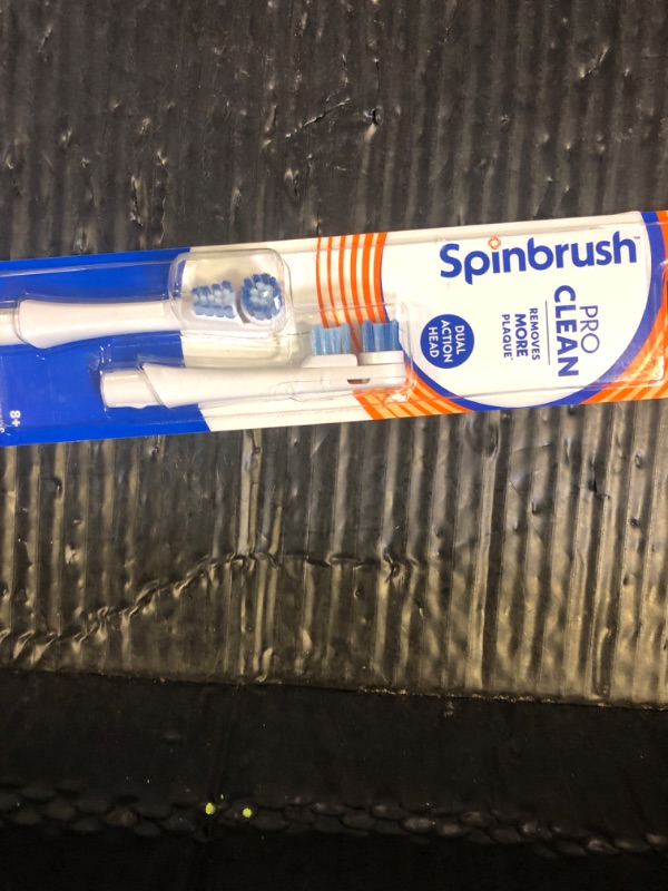 Photo 1 of Spinbrush New PRO Clean Replacement Heads, Electric Toothbrush Refills, Soft Bristles, 2 Count