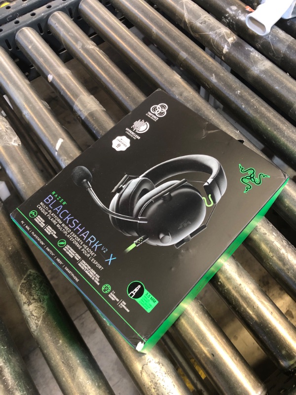 Photo 1 of Razer BlackShark V2 X Gaming Headset: 7.1 Surround Sound - 50mm Drivers - Memory Foam Cushion - For PC, PS4, PS5, Switch - 3.5mm Audio Jack - Black