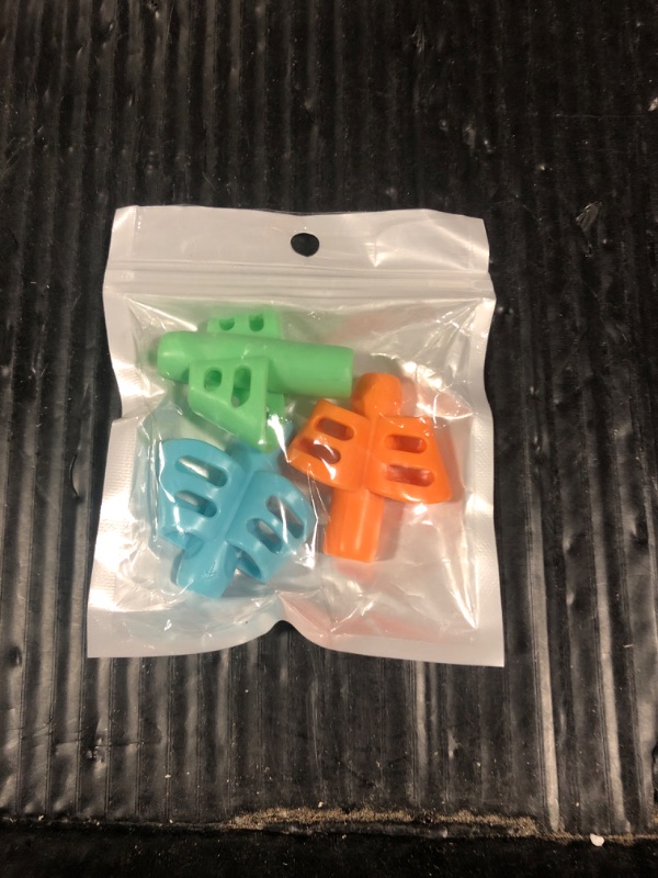 Photo 1 of JuneLsy Pencil Grips for Kids Handwriting Pencil gripper Pencil Holder Posture Correction Training Writing AIDS for preschooler Kids toddler Children Special Needs (3 PCS)