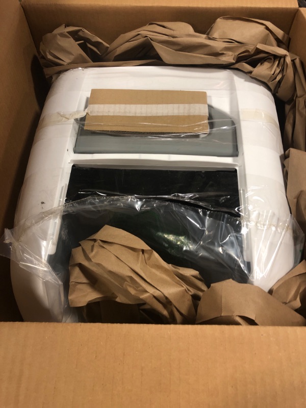 Photo 1 of Catit Airsift Jumbo Hooded Litter Pan, Warm Gray/White - Privacy and Easy Access for Cleaning - Ideal for Larger or Multiple Cat Households