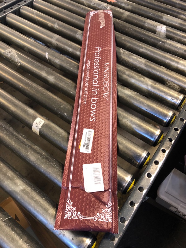 Photo 1 of Cello Bow 4/4 Size Carbon Fiber Core Wood Skin Hybrid VINGOBOW 120C Master Level Ebony Frog Well Balanced Pernambuco Performance Sweet Warm Tone Mongolian Horse Hair