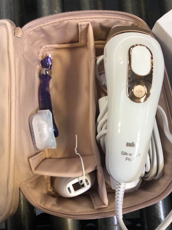 Photo 1 of Braun IPL at Home Laser Hair Removal for Women and Men, Silk Expert Pro 5 PL5137 with Venus Swirl Razor, Permanent Visible Hair Reduction in Hair Regrowth for Body & Face, Corded, PL5137