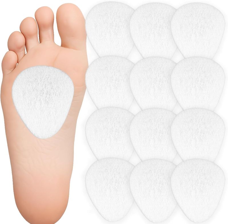 Photo 1 of 12 Pack Metatarsal Pads - Foot Pads for Pain Relief & Foot Cushioning, 1/4'' Thick, Metatarsal Pads Mens & Women, Pads for Balls of Feet
