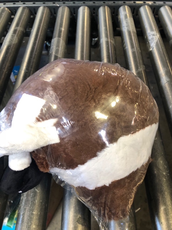 Photo 1 of Muiteiur 18.5 Inch Football Plush Toy, Stuffed Rugby Plush with Cute Smile, Soft Stuffed Sports Toy, for Kids Girls Boys Fans