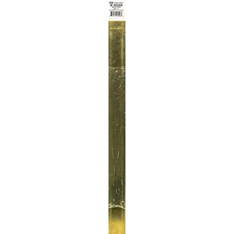 Photo 1 of K & S Precision Metals 8228 Brass Strip, 0.094" Thick x 1" Wide x 12" Long, 1