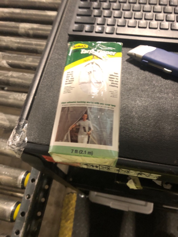 Photo 1 of Homax 3142 CinchTite Self-Adhesive Tarp Zipper Door