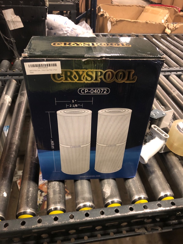 Photo 1 of Cryspool® 04072 Filter Compatible with PRB25-IN Hot Tub Filter, C-4326, FC-2375, 3005845, R172327, R173429, 33521, 25392, 817-2500, 5X13 Drop in Spa Filter, 2 Pack