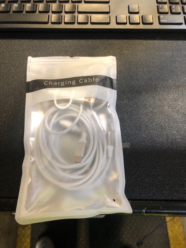 Photo 1 of 4-in-2 Multi Charging Cable for Apple Watch Charger/Samsung/iPhone Charger,Car/Office/Camping/Travel Essentials,Type C Cable Cord for iWatch Ultra/10-2/iPhone 16-11/Samsung S25-S20,iPad,airPods-White