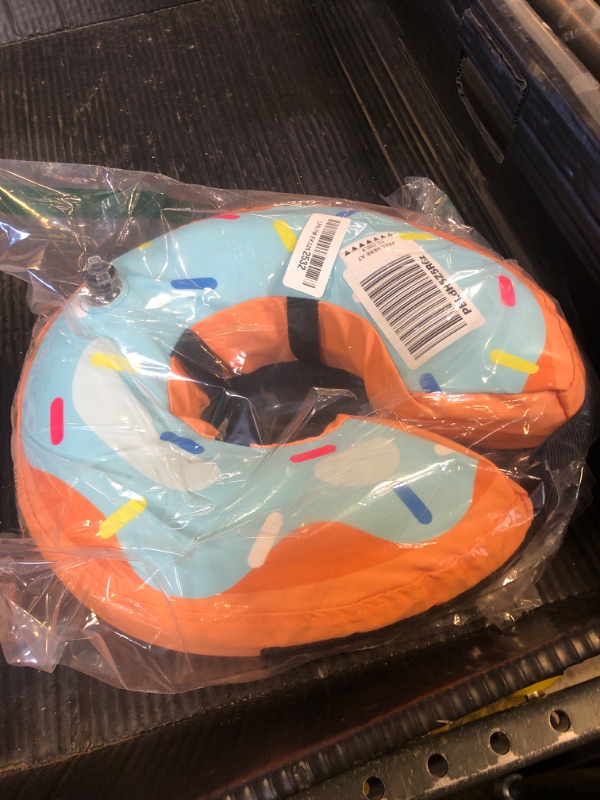 Photo 1 of BENCMATE Inflatable Dog Cone Collar Alternative, Soft Dog Cone for Small Medium Large Dogs and Cats, Neck Recovery ECollar Donut Collar After Surgery (Medium+, Donut-Blue)