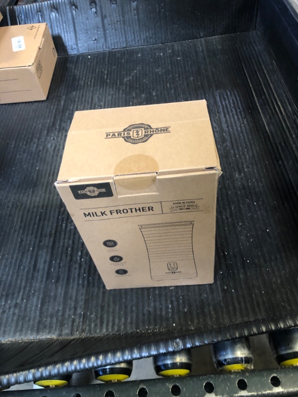 Photo 1 of Paris Rhône Milk Frother, 4-in-1 Milk Steamer and Frother, Hot & Cold Foam Milk Warmer with Temperature Control, Auto Shut-Off Frothers for Coffee, Latte, Cappuccino, Macchiato