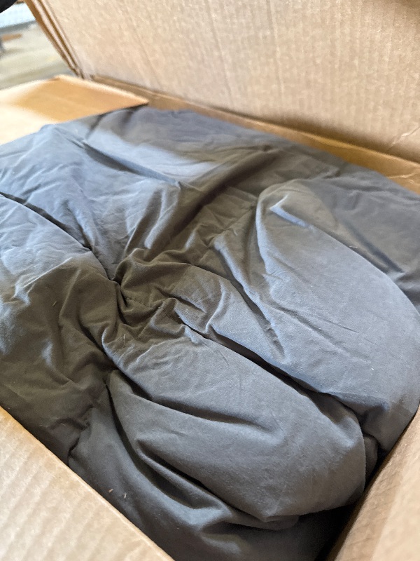 Photo 1 of Cosybay Feather Down Fiber Comforter Oversized Queen Size - All Season Grey Duvet Insert - Luxury Medium Warmth 100% Cotton Hotel Bedding Comforter, Fluffy and Cozy -Oversized Queen 98 x 98 Inch
