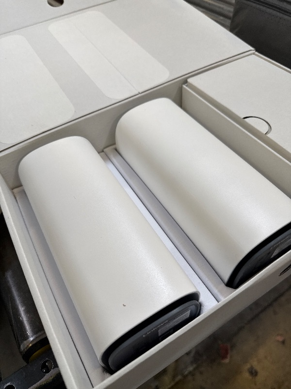 Photo 1 of Linksys Velop Pro 7 WiFi Mesh System | Two Cognitive Mesh Tri-Band routers with Over 10 Gbps Speeds | Whole Home Coverage up to 6,000 sq. ft. | Connect 200+ Devices | 2 Pack MBE7002 | 2023 Release