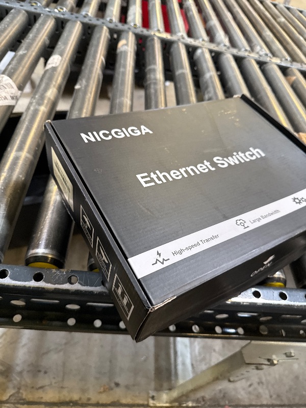 Photo 1 of 8 Port 5G Ethernet Switch Unmanaged,with 8X 5Gb Base-T Ports, NICGIGA 5Gbps Network Switch Easy for 5G NAS,PC,WiFi7 Router,5G Adapter/NIC. Desktop or 19-inch Rack Mount, Plug and Play.