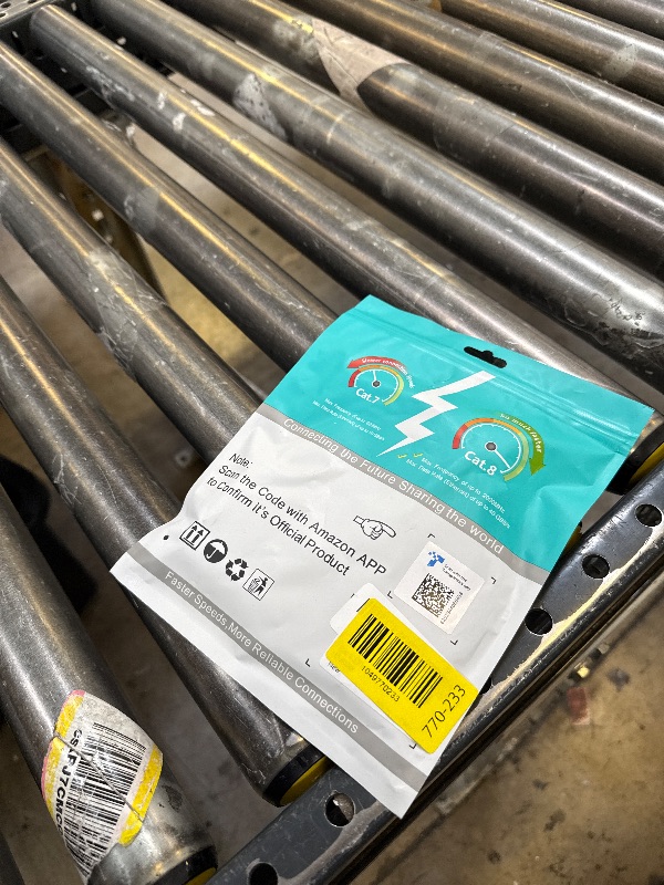 Photo 1 of Cat 8 Ethernet Cable, 1.5Ft 3Ft 6Ft 10Ft 15Ft 20Ft 30Ft 40Ft 50Ft 60Ft 100Ft Heavy Duty High Speed Internet Network Cable, Professional LAN Cable Shielded in Wall, Indoor&Outdoor