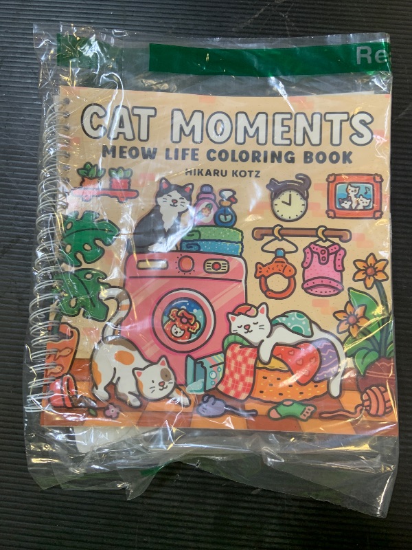 Photo 1 of Cat Moments: Meow Life Coloring Book for Adults and Teens