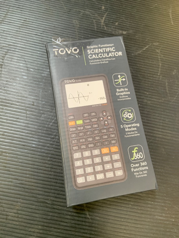 Photo 1 of TOVO Scientific Calculator with Graphing Functions, Multiple Modes, 360 Functions, Large Screen, Intuitive Interface for Beginners, High School & Advanced Courses, TS-259 (Developed by CATIGA)