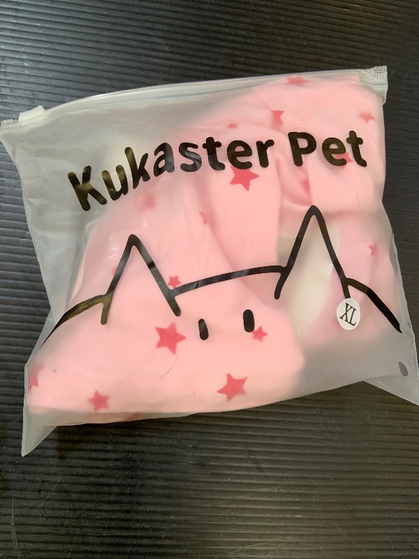 Photo 1 of Dog’s Recovery Suit Post Surgery Shirt for Puppy, Wound Protective Clothes for Little Animals(Pink Stars-XL)