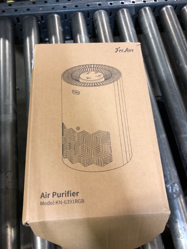 Photo 1 of FreAire Air Purifiers for Bedroom Covers Up to 1086 Ft², Air Purifiers for Home, HEPA Air Purifier with Lights, Air Purifier Removes Dust Smoke Pollen Dander Smell, for Home/Pets/Bedroom