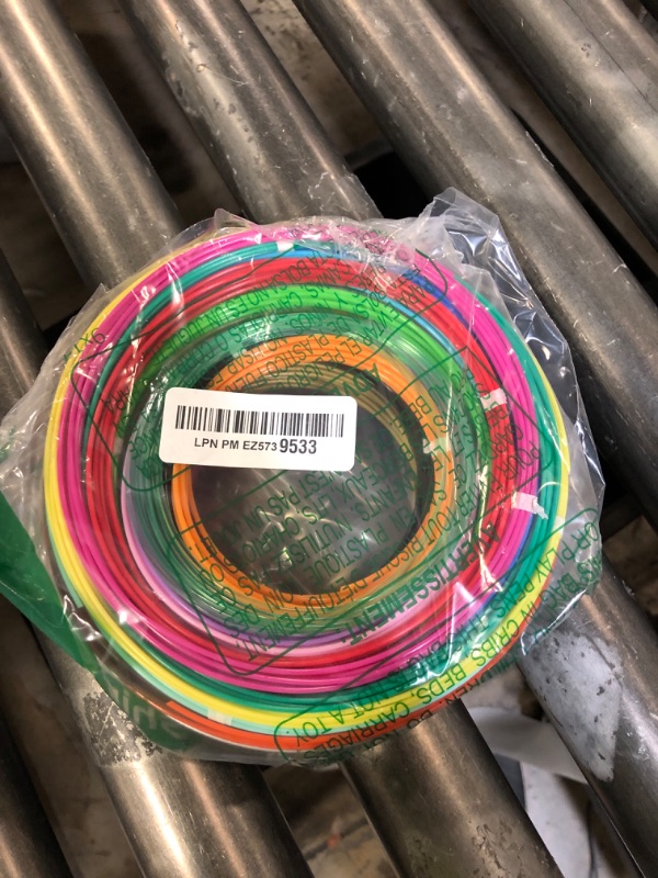 Photo 1 of MIKA3D 32 Colors 3D Pen PLA Filament Refills, Each Color 10 Feet, Total 320 feet, Pack with 4 Finger Caps