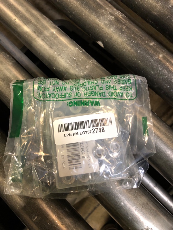 Photo 1 of 1/4-20 Serrated Flange Hex Nuts, 1/4" Hexagon Flange Nuts, 304 Stainless Steel, UNC Nuts Fasteners, Replacement Nut for DIY Home Mechanism, 50 Pack