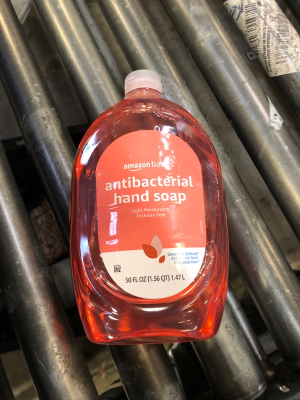 Photo 1 of Amazon Basics Liquid Hand Soap Refill, Light Moisturizing, Triclosan-Free, Citrus, 50 Fl Oz (Pack of 1) (Previously Solimo)