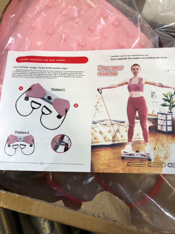 Photo 1 of HEH Waist Twisting Machine, Adjustable Ab Twister Board with Digital Display, Waist Twister with 5 Resistance Bands, Noiseless Home Gym Exercise Equipment for Women Belly Fat, 330 Lbs Capacity