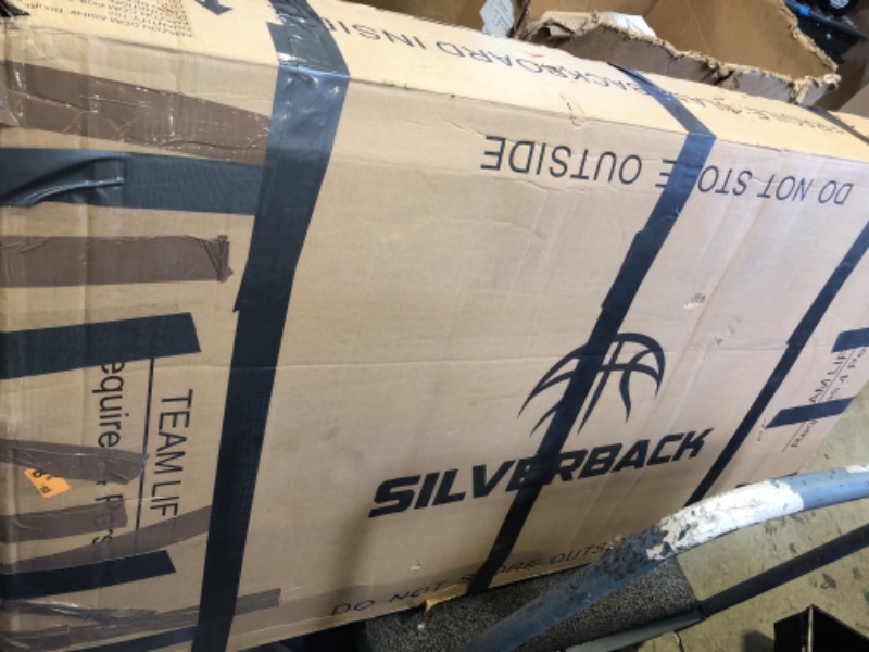 Photo 1 of Silverback In-Ground Basketball Hoops, Adjustable Height Tempered Glass Backboard and Pro-Style Flex Rim. - Multiple Styles Available