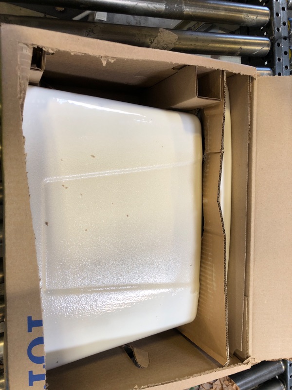 Photo 1 of TOTO Drake Transitional 1.28 GPF Toilet Tank with WASHLET+ Auto Flush Compatibility, Cotton White - ST786EA#01