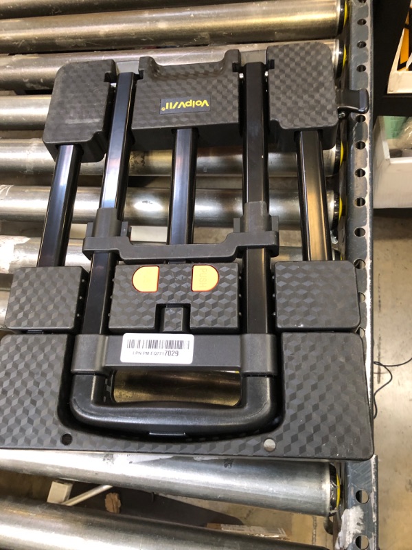 Photo 1 of Voipvvii Folding Hand Truck 500lbs, Portable Heavy Duty Dolly Cart, 6 Wheels Collapsible Luggage Cart with 2 Elastic Ropes - Compact Trolley Cart for Easy Moving - Ideal Hand Cart for Travel and More