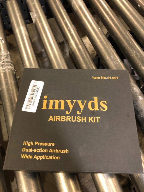 Photo 1 of imyyds 40PSI Airbrush Kit with Compressor, Stepless Adjustable Air Brush Kit with Air Compressor, Portable Airbrush Gun Kit, Airbrush Compressor Kit for painting, Nails, Modeling, Cake