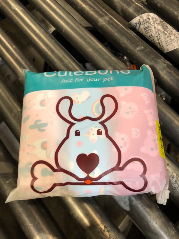 Photo 1 of CuteBone Dog Diapers Female Washable Small Medium Large 3 Pack Reusable Doggie Diapers Puppy Period Pants for Doggy Heat Cycle Peeing D31XL