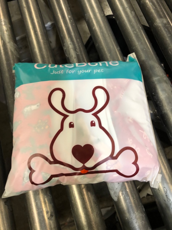 Photo 1 of CuteBone Christmas Dog Diapers Female Washable Small Medium Large 3 Pack Reusable Doggie Diapers Puppy Period Pants for Doggy Heat Cycle Peeing D34XL