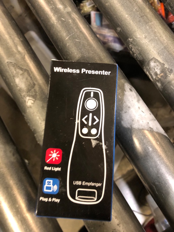 Photo 1 of Presentation Clicker Wireless Presenter Remote for PowerPoint, Powerpoint Clicker with Volume Control PowerPoint Slide Advancer for Mac, Computer, Laptop-E600