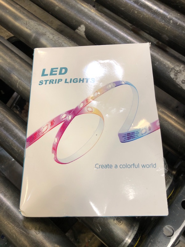 Photo 1 of 100ft Led Strip Lights,Long Smart Led Light Strips Music Sync 5050 RGB Color Changing Rope Lights,Bluetooth APP/IR Remote/Switch Box Control Led Lights for Bedroom,Home Decoration,Party,Festival
