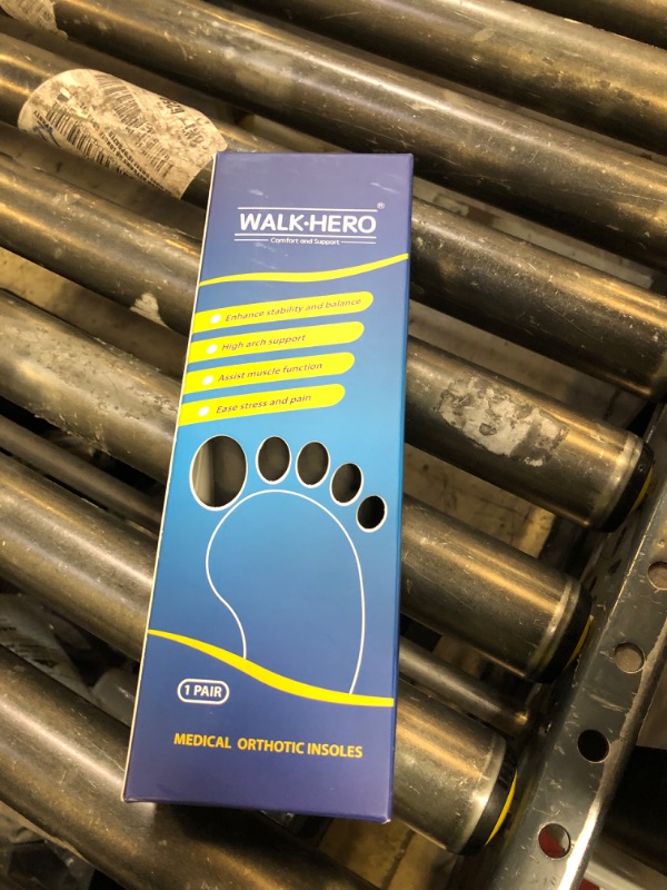 Photo 1 of Inserts Relieve Plantar Fasciitis - Flat Feet Insoles Arch Supports, Orthotic Insoles for Foot Pain Arch Pain Reduce Muscle Fatigue Absorb Shock (Mens 5-5 1/2 | Womens 7-7 1/2)