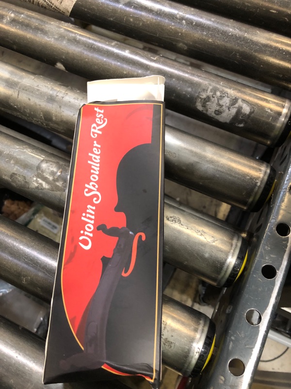 Photo 1 of SUEWIO Violin Shoulder Rest for 4/4-3/4 Size, with Collapsible and Height Adjustable Feet, Including a Violin Practice Mute