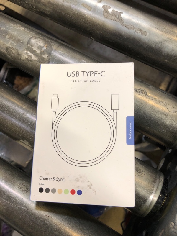 Photo 1 of Faracent USB C Extension Cable (20Gbps/240W/1.5FT/0.5M), USB 3.2 Type C 3.1 Male to Female Extension Charging & Sync for iPhone 16 15 Pixel PSVR2 MacBook Air Pro/iPad Dell XPS Surface Book Grey