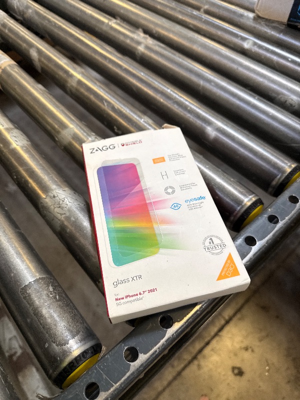 Photo 1 of ZAGG InvisibleShield Glass XTR2 Screen Protector for iPhone 13 pro max and 14 Plus - Maximum Impact Protection, Anti-Reflective, Anti-Dust, Edge-to-Edge, Blue Light Filter, Easy Install