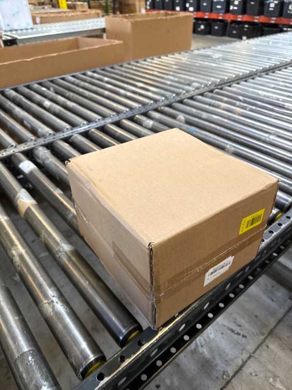 Photo 1 of ZFTMRR Plastic Storage Baskets with Bamboo Lids, Stackable Small Box Bins for Organizing and Containers for Shelves Drawers Desktop Closet Pantry Classroom Office Home, 6 Pack 10.2x7.2x4.1 Inch, Brown