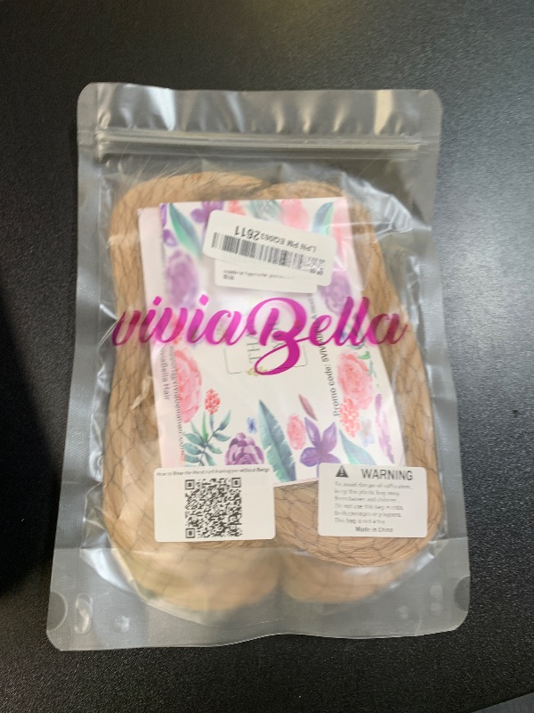 Photo 1 of viviaBella Hair Toppers no Bangs, Natural-Looking Clip in Real Human Hair Toupee for Women with Thinning Hair Hand-tied Mono Swiss Lace Base Big Coverage 12 Inch Hairpieces (613-10-14H, 4.7"X4.3")