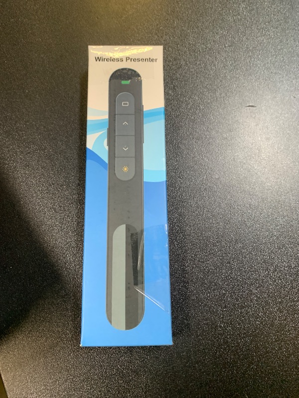 Photo 1 of QUI Presentation Clicker for PowerPoint, RF 2.4GHz USB Wireless Presenter Remote with Volume Control, PowerPoint Clicker Slide Advancer for Mac, Windows, Laptop, Keynote