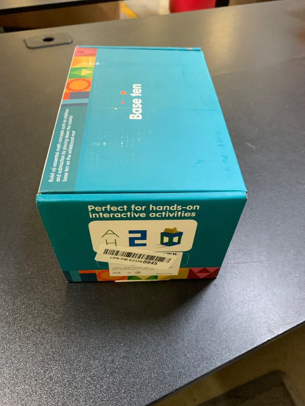 Photo 1 of stochastic box Plastic Base Ten Blocks 143 pcs Place Value Blocks Kindergarten Counting Cubes for Kids Math, Math Manipulatives for Early Counting Math Toy for 1st Grade