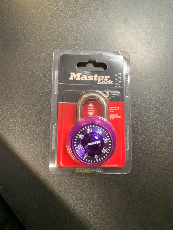 Photo 1 of Master Lock 1530DCM School or Gym Locker Lock Combination Padlock, Back to School Essential, Pack of 1 - Colors May Vary