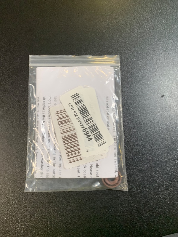 Photo 1 of 6PCS Heavy Duty Pan Seal Kit Fit for Cuisinart Bread Maker Model CBK-100 CBK-100SS Includes Seal Stainless Steel Flat Washer Clip and E-Clip Installation Guide Kitchen Breadmaker Machine Parts
