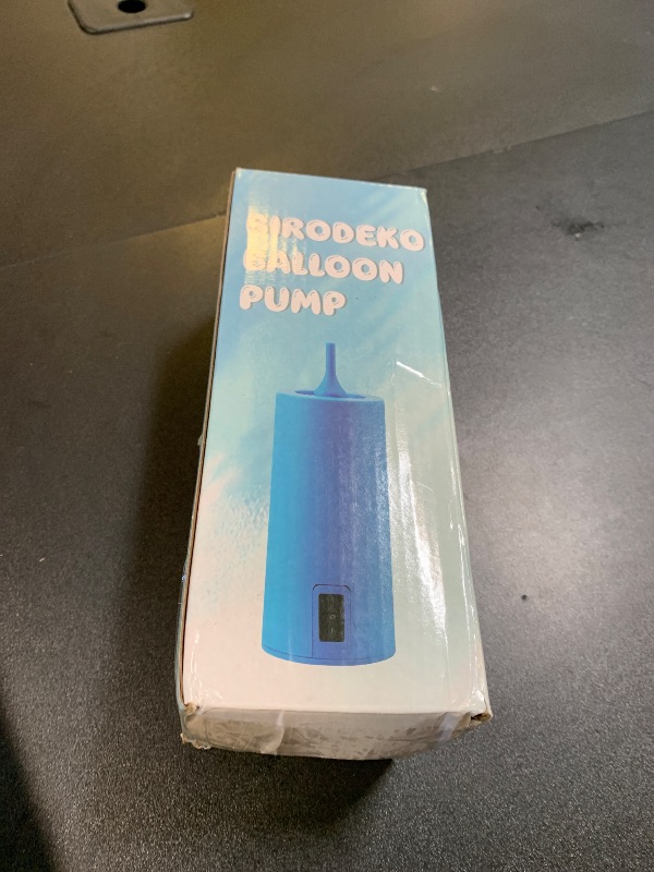 Photo 1 of Birodeko Electric Air Balloon Pump - 260 Balloon Pump Air Inflator Party Air Blower Pump for All Balloons | Great for Long Animal Twisty Curly Balloon, Foil Balloons (Sky Blue)