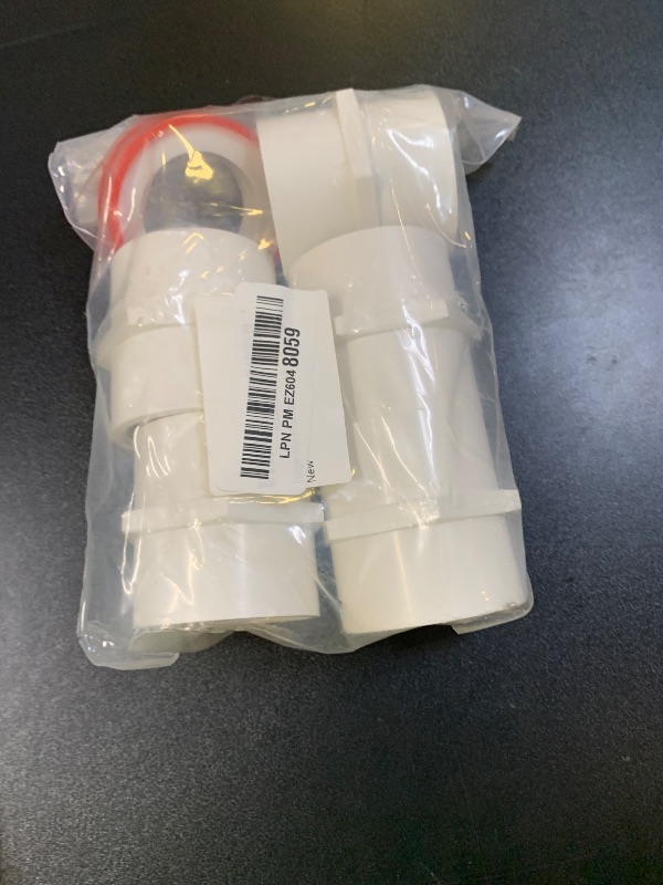 Photo 1 of Boltigen 5Pcs White PVC Pipe Fittings, 1-1/2inch NPT Female Thread Pipe Fitting Adapter Connector, PVC Female Threaded Pipe Coupling, Socket x NPT Female, Sch40