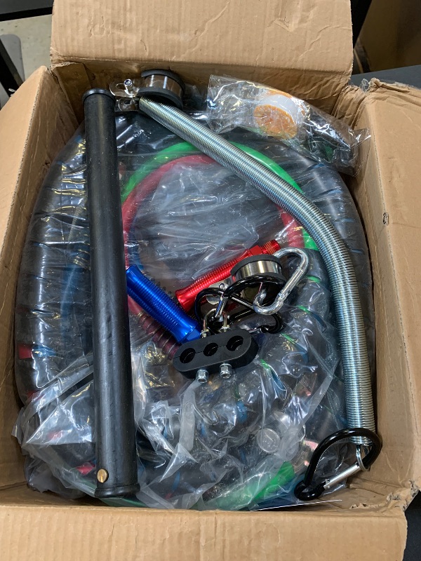 Photo 1 of CheeMuii 12 FT Semi Truck Air Line Kit With Gladhand Holder and Springs - Red & Blue Brake Hoses and 7 Way Trailer Cord 3-in-1 for Tractor
