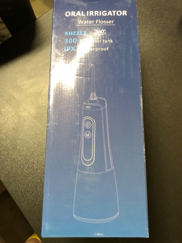 Photo 1 of Water Dental Flosser for Teeth, Portable Cordless Oral Irrigator with 4 Modes 9 Intensities, Rechargeable IPX7 Waterproof Water Flosser, Travel Water Dental Picks for Cleaning