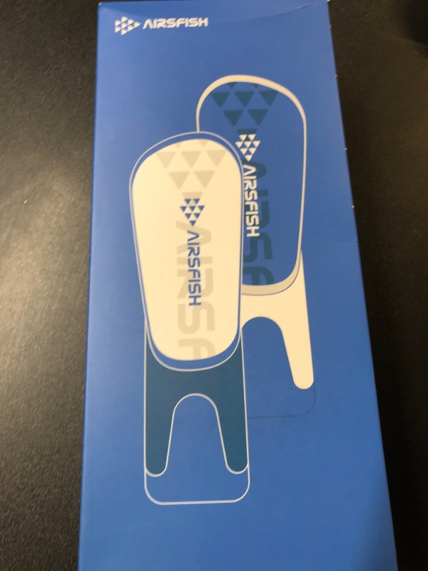 Photo 1 of Upgraded Soccer Shin Guards for Kids Youth Adults, CE Certified AirsFish Shin Guard Sleeves Protection Gear for Boys Girls Soccer Games EVA Cushion Reduce Shocks and Injuries- Blue (Small, Blue)